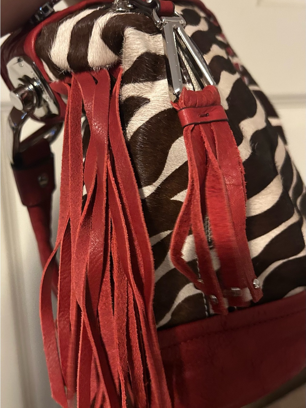 B. Markowsky, Zebra Print, Shoulder Bag - Picture 13 of 16